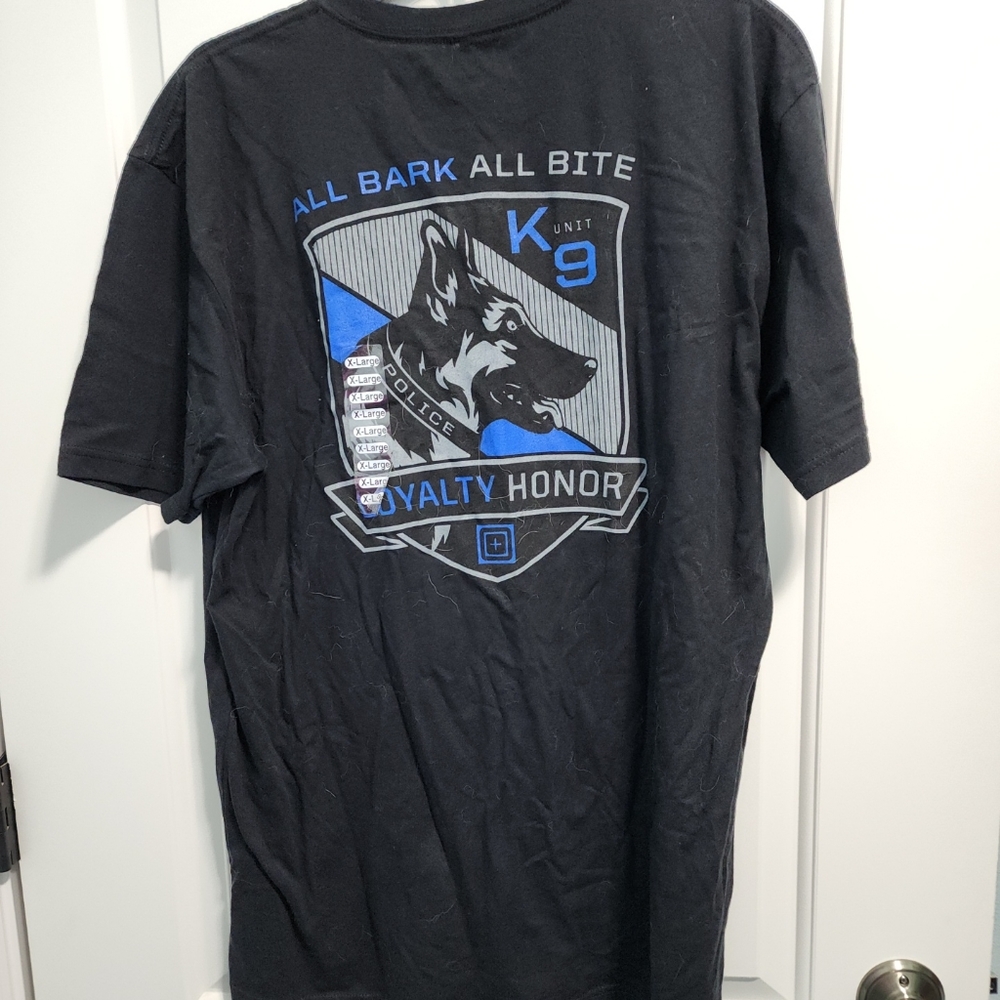 5.11 Tactical k9 t shirt sz XL
